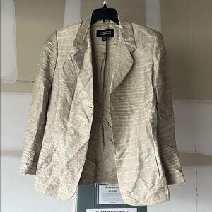 Black Brown 1826 Women's Cream Blazer